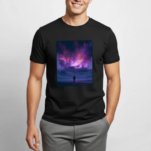 Cosmic Supernova Night Design - Heavyweight Unisex T-Shirt by Gildan