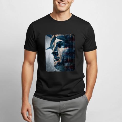 USA: Urban Liberty Triptych - Heavyweight Unisex T-Shirt by Gildan