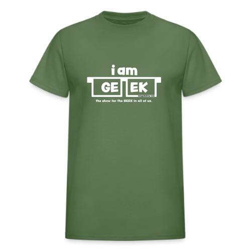 iamGEEK classic White - Heavyweight Unisex T-Shirt by Gildan