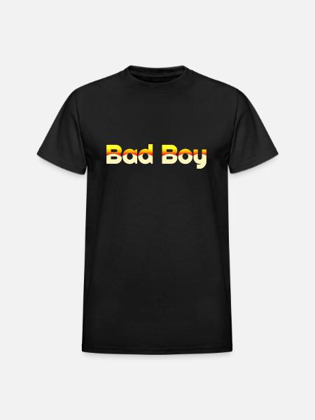 bad boy - Heavyweight Unisex T-Shirt by Gildan - black