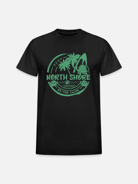 surf North shore - Heavyweight Unisex T-Shirt by Gildan - black