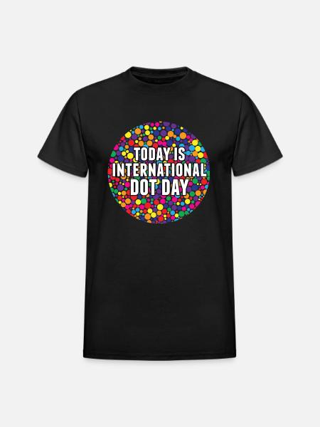 International Dot Day - Heavyweight Unisex T-Shirt by Gildan - black