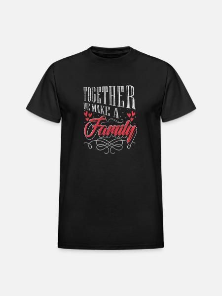 Family Meal Security - Heavyweight Unisex T-Shirt by Gildan - black