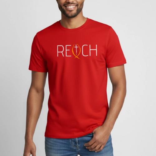 Reach white - Heavyweight Unisex T-Shirt by Gildan