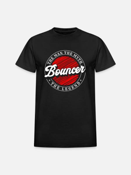 Bouncer Profession Strong - Heavyweight Unisex T-Shirt by Gildan - black