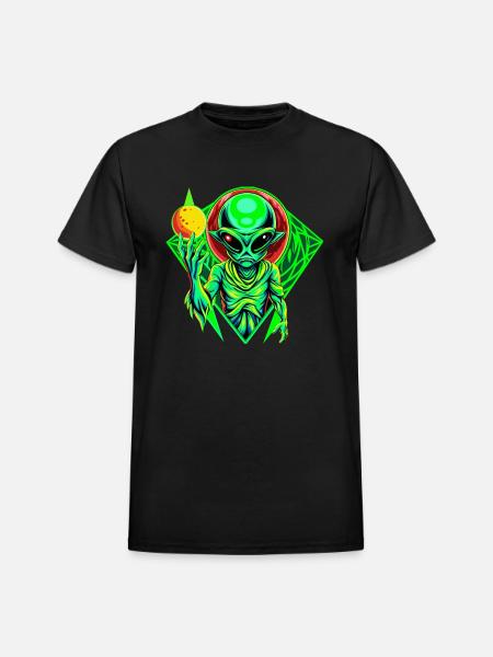 IlluminET180 - Heavyweight Unisex T-Shirt by Gildan - black