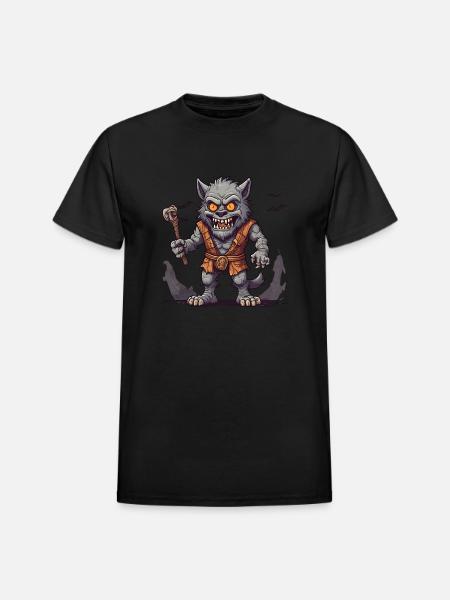 Halloween Werewolf - Heavyweight Unisex T-Shirt by Gildan - black