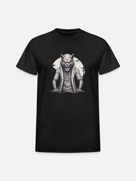 Halloween Werewolf - Heavyweight Unisex T-Shirt by Gildan - black