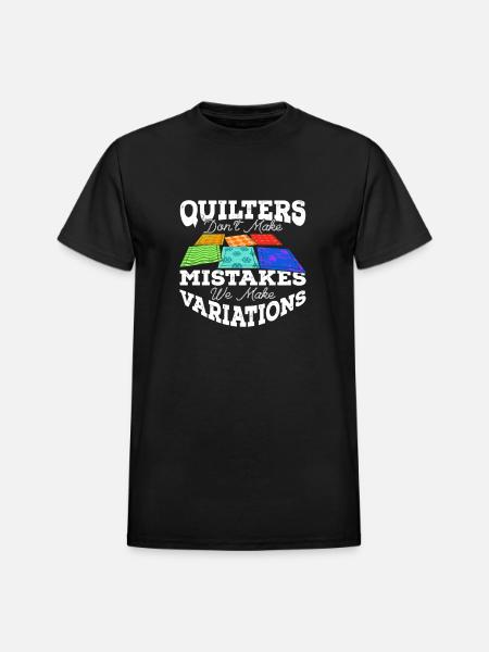 Quilting - Heavyweight Unisex T-Shirt by Gildan - black