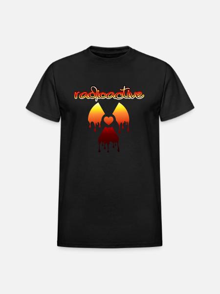 Radioactive – Bold & Unique - Heavyweight Unisex T-Shirt by Gildan - black