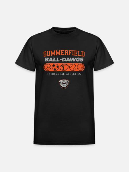 Summerfield Ball Dawgs - Heavyweight Unisex T-Shirt by Gildan - black