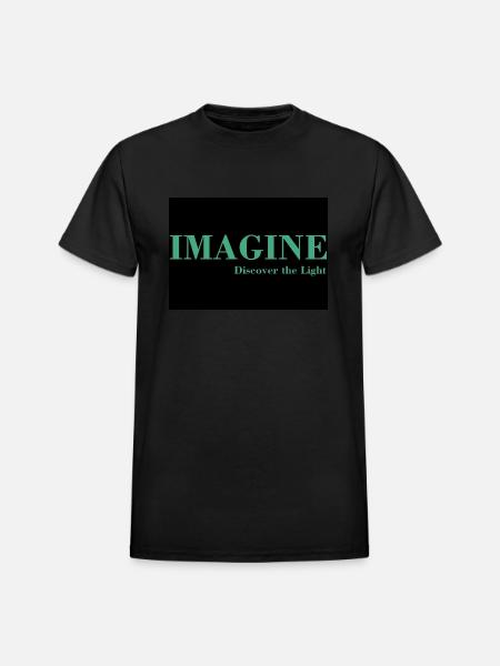 IMAGINE - Heavyweight Unisex T-Shirt by Gildan - black