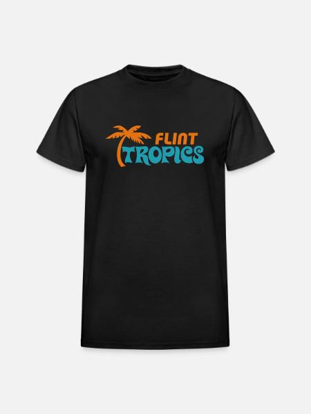Flint Tropics SemiPro Jersey - Heavyweight Unisex T-Shirt by Gildan - black