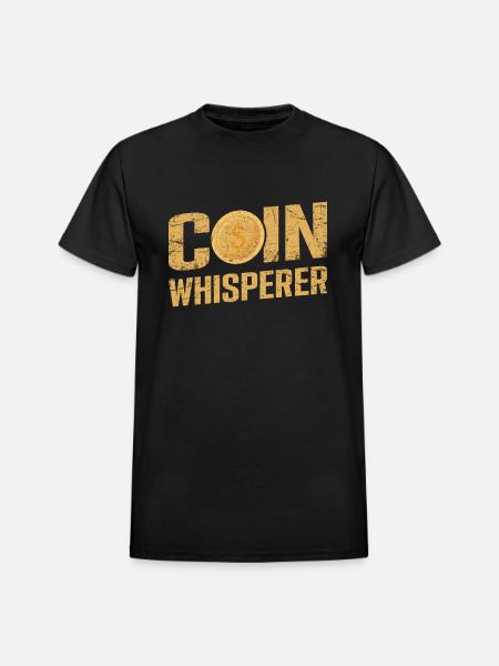 Metal detecting coin whisperer - Heavyweight Unisex T-Shirt by Gildan - black