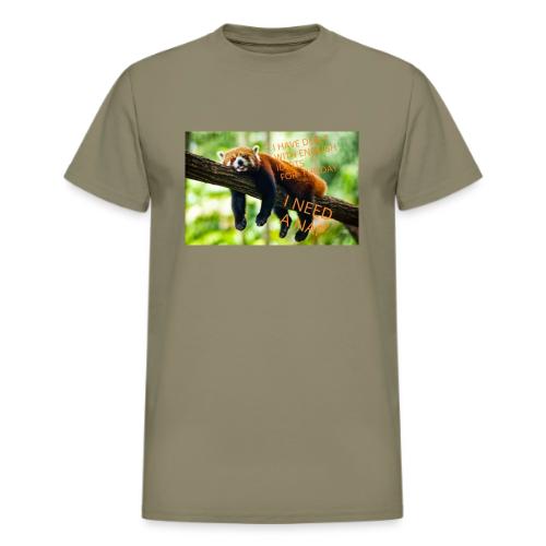 Fox napping meme - Heavyweight Unisex T-Shirt by Gildan