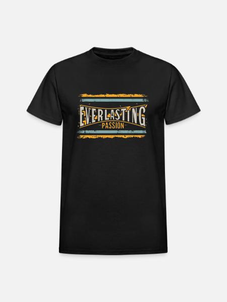 Everlasting Passion - Heavyweight Unisex T-Shirt by Gildan - black
