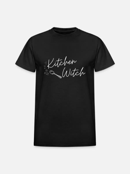 Kitchen Witch - Heavyweight Unisex T-Shirt by Gildan - black
