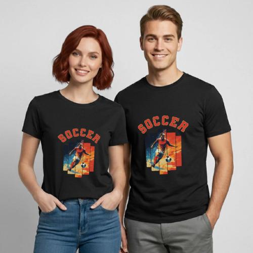 Soccer Spirit - Heavyweight Unisex T-Shirt by Gildan