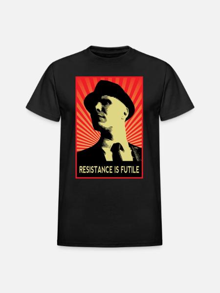 Observer Fringe - Heavyweight Unisex T-Shirt by Gildan - black