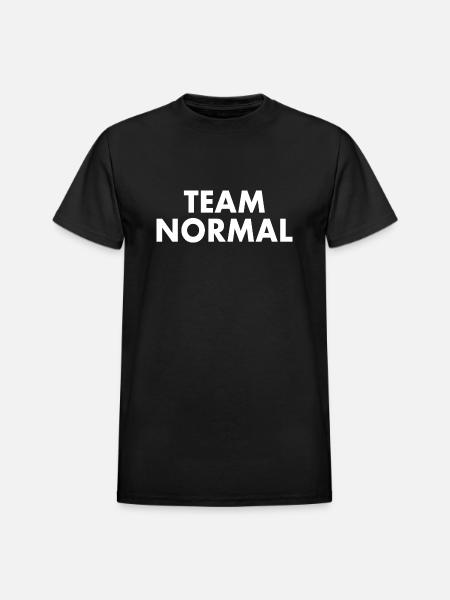 Team normal - Heavyweight Unisex T-Shirt by Gildan - black