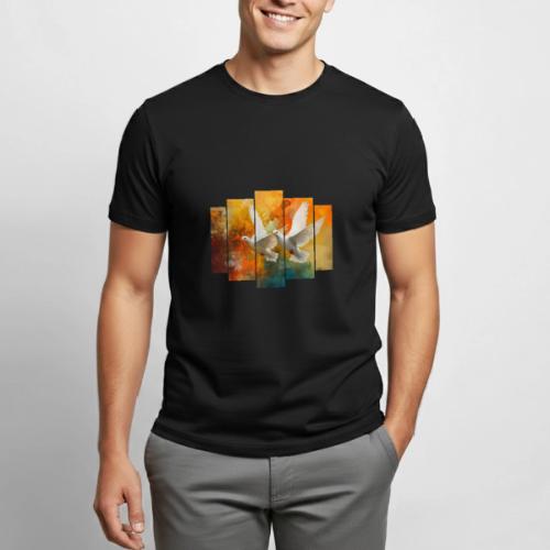 Wings of Peace - Heavyweight Unisex T-Shirt by Gildan