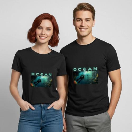 Ocean: Explorer of the Deep - Heavyweight Unisex T-Shirt by Gildan