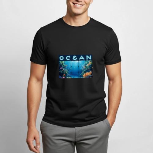 Ocean: Tropical Drift - Heavyweight Unisex T-Shirt by Gildan