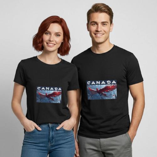 Canada Rising - Heavyweight Unisex T-Shirt by Gildan