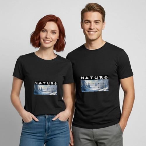 Nature: Frozen Horizon - Heavyweight Unisex T-Shirt by Gildan