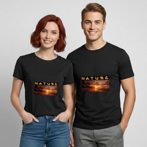 Nature: Sunset Serenity - Heavyweight Unisex T-Shirt by Gildan