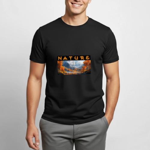 Nature: Golden Autumn Escape - Heavyweight Unisex T-Shirt by Gildan