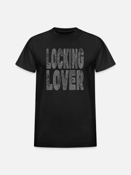 Locking Lover - Heavyweight Unisex T-Shirt by Gildan - black