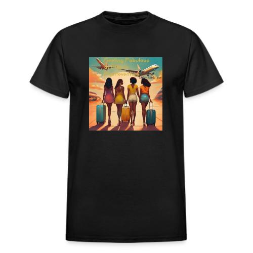 Mrs. S Good Girlfriends Retreat Feeling Fabulous - Heavyweight Unisex T-Shirt by Gildan