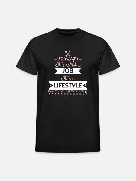 LIFEGUARD - Heavyweight Unisex T-Shirt by Gildan - black