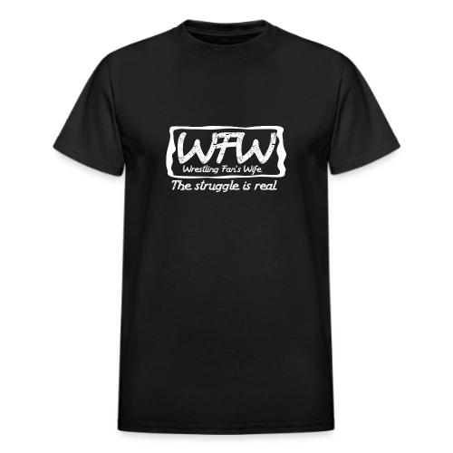 WFW Wrestling Fan's Wife - Heavyweight Unisex T-Shirt by Gildan