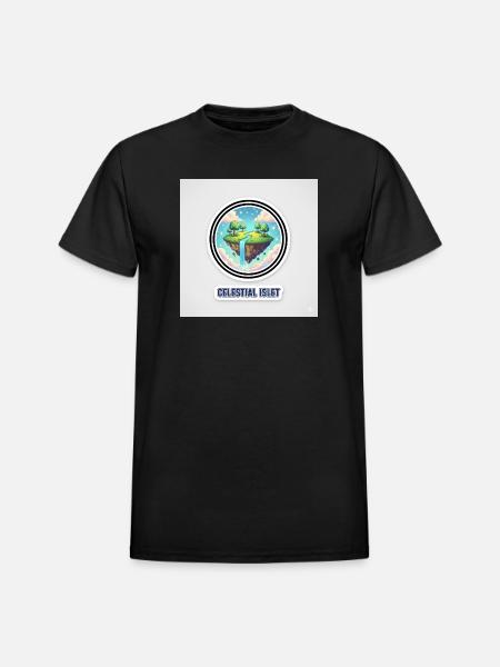 Celestial Islet - Heavyweight Unisex T-Shirt by Gildan - black