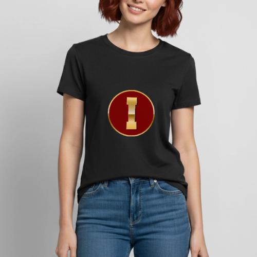 Letter I – Capital Varsity Alphabet Monogram - Heavyweight Unisex T-Shirt by Gildan