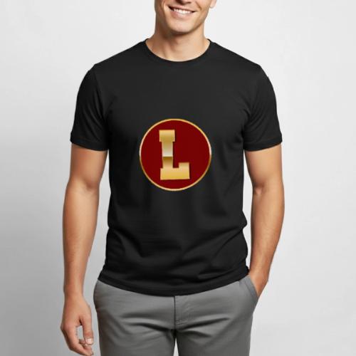 Letter L – Capital Varsity Alphabet Monogram - Heavyweight Unisex T-Shirt by Gildan