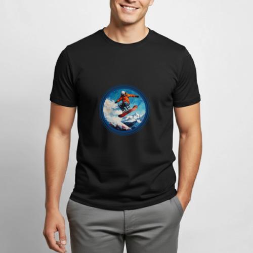 Snowboarding Vibes - Heavyweight Unisex T-Shirt by Gildan