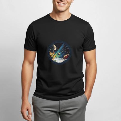 Celestial Collision - Heavyweight Unisex T-Shirt by Gildan