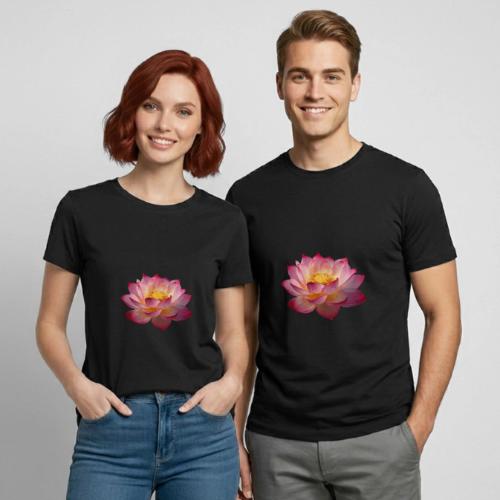 Serenity Lotus Grace - Heavyweight Unisex T-Shirt by Gildan