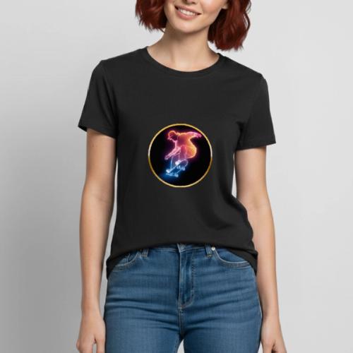 Skateboarding: Golden Trick Rider - Heavyweight Unisex T-Shirt by Gildan