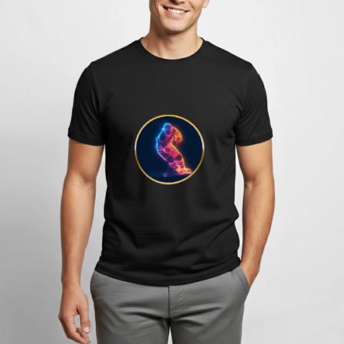 Hockey: Neon Hockey Sketch - Heavyweight Unisex T-Shirt by Gildan