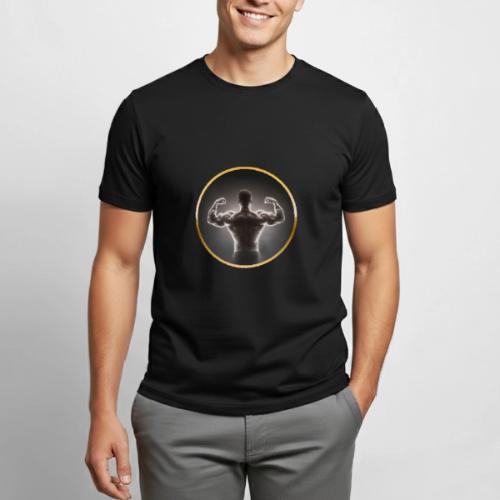 Bodybuilding: Neon Strength Frame - Heavyweight Unisex T-Shirt by Gildan
