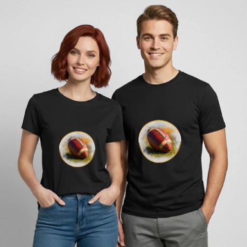 American Football: Heart of the Gridiron - Heavyweight Unisex T-Shirt by Gildan