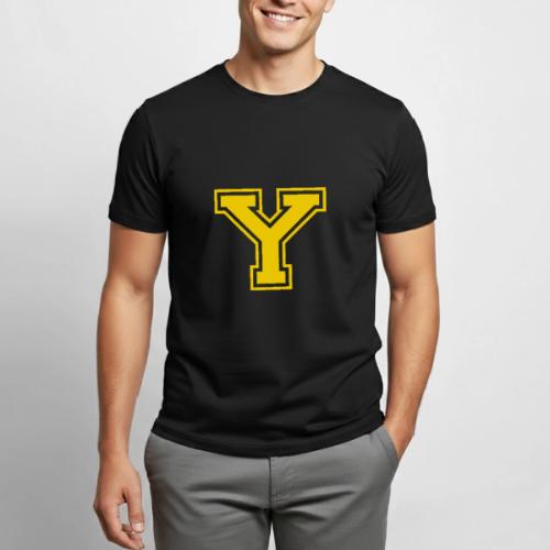 Letter Y – Capital Athletic Alphabet Monogram - Heavyweight Unisex T-Shirt by Gildan