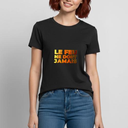 Fire never sleeps - Heavyweight Unisex T-Shirt by Gildan