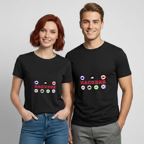 The Spectrum of Hackers - Heavyweight Unisex T-Shirt by Gildan
