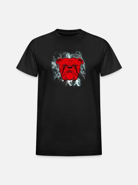 Red Dog Beer - Heavyweight Unisex T-Shirt by Gildan - black