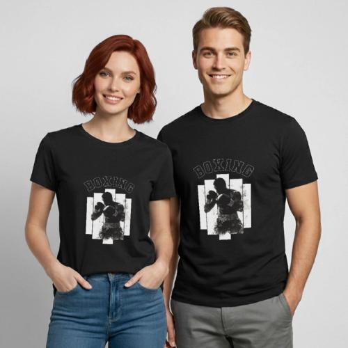 Born for Boxing - Heavyweight Unisex T-Shirt by Gildan